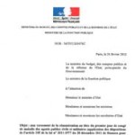 exemple de circulaire administrative