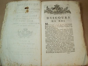 Discours d’ouverture des États Généraux prononcé par Louis XVI le 5 mai 1789