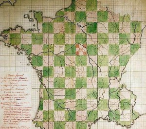Projet du géographe Mathias Robert de Hesseln en 1780