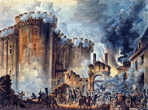 La Prise de la Bastille, par Jean-Pierre Houël (1789)
