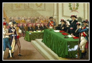 Illustration du Tribunal révolutionnaire en action