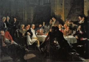 Dernier banquet des Girondins avant leur arrestation (mai-juin 1793)