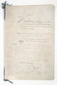 Sénatus-consulte organique du 28 floréal An XII (18 mai 1804)