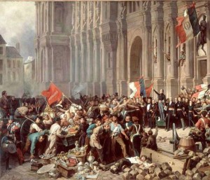Proclamation de la Deuxième République sur les marches de l’Hôtel de Ville, le 24 février 1848
