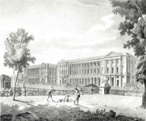 Vue du Garde-Meuble de la Couronne