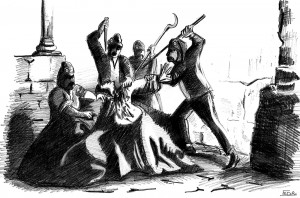 Assassinat de la princesse de Lamballe à la Prison de la Force, le 3 septembre 1792