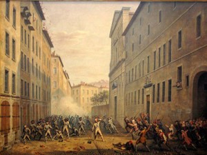 Journée des tuiles à Grenoble (7 juin 1788) manifestation populaire contre la réforme Lamoignon
