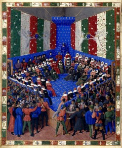 Lit de justice tenu par Charles VII vers 1450
