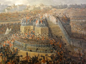 Tableau représentant la Fête de la Fédération le 14 juillet 1790