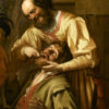 Gerrit Van Honthorst L'Arracheur de dents. Détail