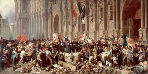 Lamartine repoussant le drapeau rouge à l’hôtel de ville, le 25 février 1848