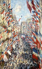 Fête nationale du 30 juin 1878 par Claude Monet