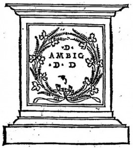 Extrait de F. Colonna, Hypnerotomachia Poliphili, Venise, Alde Manuce, 1499