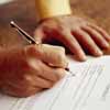 Signature de contrat