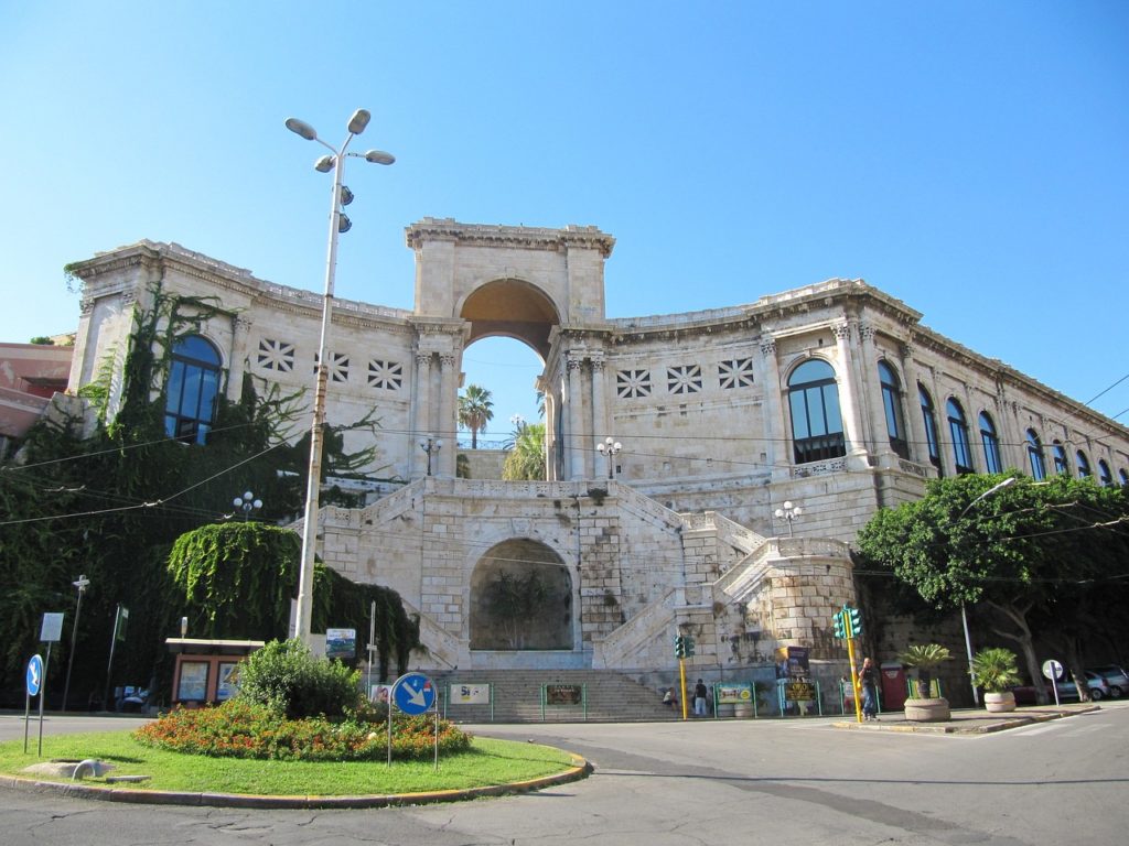 bastion san remy, sardinia, cagliari