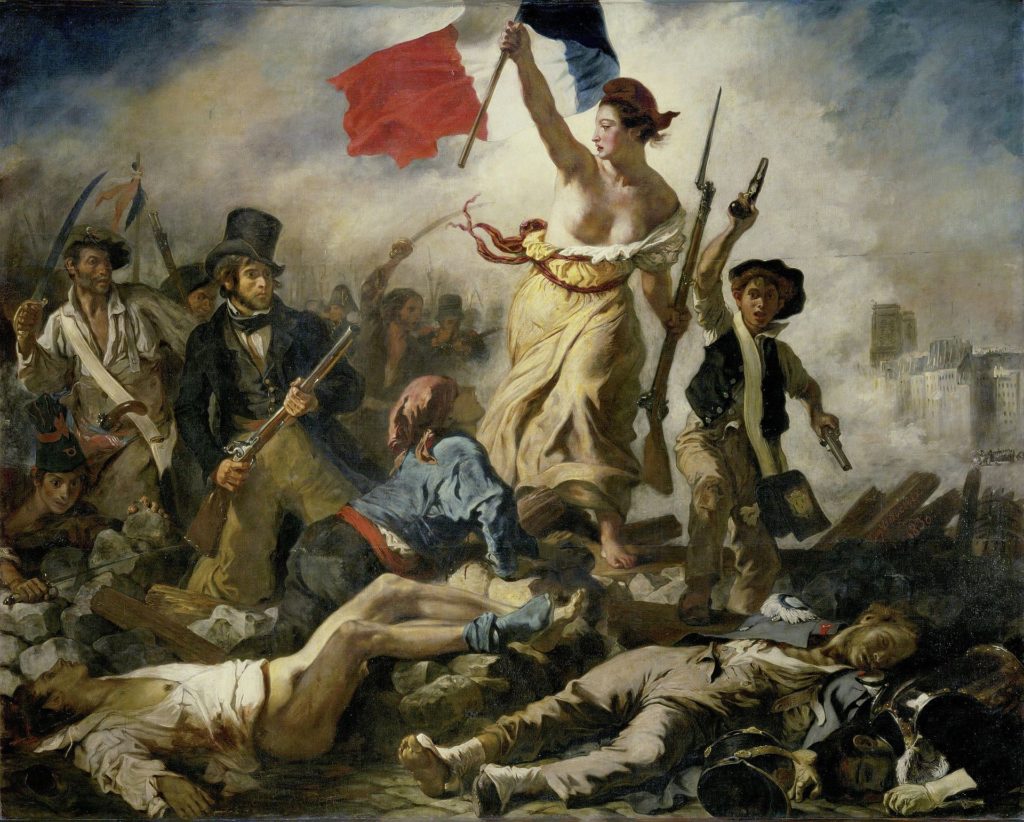 La liberté guidant le peuple - Symbole des libertés fondamentales en France