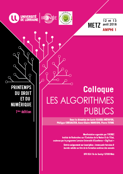 Les algorithmes publics