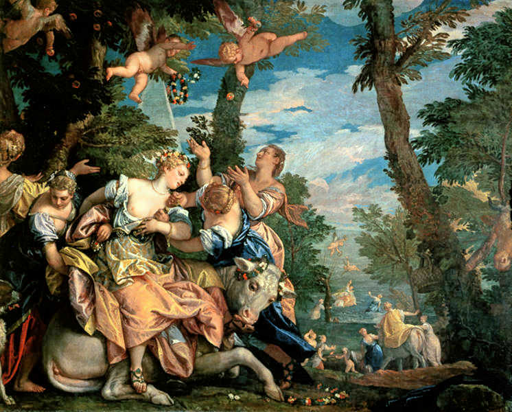L'enlèvement d'Europe. Paolo Veronese 1570 National Gallery